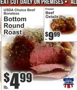 Food Universe USDA Choice Beef Boneless Bottom Round Roast offer