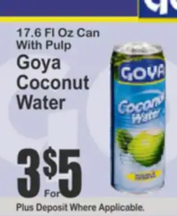Food Universe Goya Cocnut Water offer