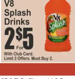 Food Universe V8 Splash Drinks offer