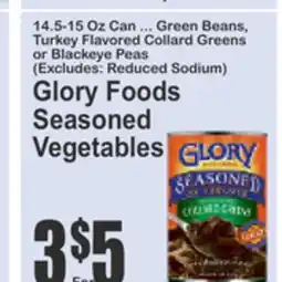 Food Universe Glory Foods Seasoned Greens offer