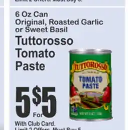 Food Universe 8 Oz Can Tuttorusso Tomato Sauce offer