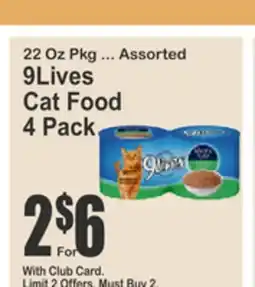 Food Universe Purina Lives Cat Food Pack offer