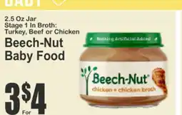 Food Universe Beech-Nut Baby Food offer