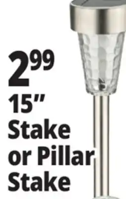 Ocean State Job Lot Outdoor Living Accents Solar LED Garden Stake 15 offer