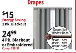 Ocean State Job Lot Drapes offer