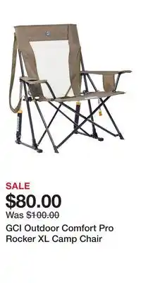 Cabela's GCI Outdoor Comfort Pro Rocker XL Camp Chair offer