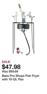 Cabela's Bass Pro Shops Fish Fryer with 10-Qt. Pan offer