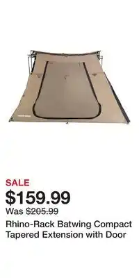 Cabela's Rhino-Rack Batwing Compact Tapered Extension with Door offer