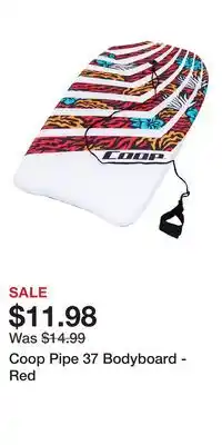 Cabela's Coop Pipe 37 Bodyboard - Red offer