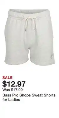 Cabela's Bass Pro Shops Sweat Shorts for Ladies offer