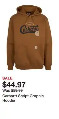 Cabela's Carhartt Script Graphic Hoodie offer