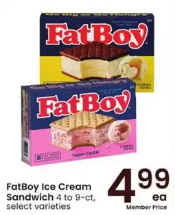 Albertsons FatBoy Ice Cream Sandwich offer