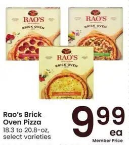 Albertsons Rao's Brick Oven Pizza offer