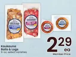 Albertsons Kaukauna Balls & Logs offer