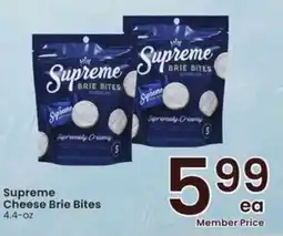 Albertsons Supreme Cheese Brie Bites offer