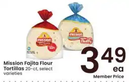 Albertsons Mission Fajita Flour Tortillas offer