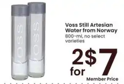 Albertsons Voss Still Artesian Water from Norway offer