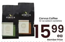 Albertsons Corvus Coffee offer