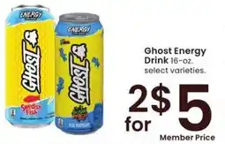 Albertsons Ghost Energy Drink offer