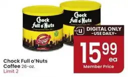 Albertsons Chock Full o'Nuts Coffee offer
