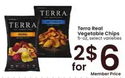 Albertsons Terra Real Vegetable Chips offer