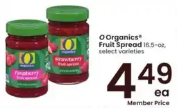 Albertsons O Organics Fruit Spread offer