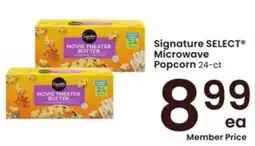 Albertsons Signature SELECT Microwave popcorn offer