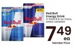 Albertsons Red Bull Energy Drink offer