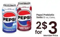 Albertsons Pepsi Prebiotic Soda offer