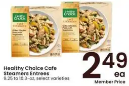 Albertsons Healthy choice cafe steamers entrees offer