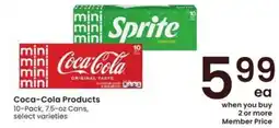 Albertsons Coca-Cola Products offer