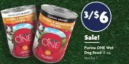 Family Dollar Purina ONE Wet Dog Food offer