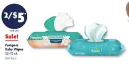 Family Dollar Pampers Baby Wipes offer