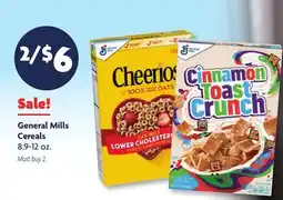 Family Dollar General Mills Cereals offer