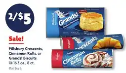Family Dollar Pillsbury Crescents, Cinnamon Rolls, or Grands! Biscuits offer