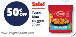 Family Dollar Tyson Dino Nuggets offer