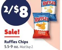 Family Dollar Ruffles Chips offer