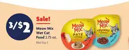Family Dollar Meow Mix Wet Cat Food offer