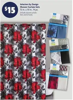 Family Dollar Interiors By Design Shower Curtain Sets offer