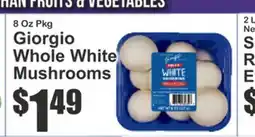 Key Food Giorgio Whole White Mushrooms offer