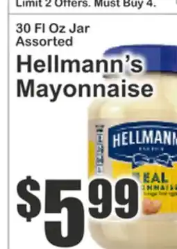 Key Food Hellmann's Mayonnaise offer