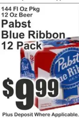 Key Food Pabst Blue Ribbon offer
