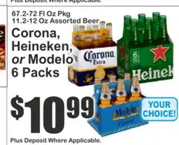 Key Food Corona, Heineken, or Modelo 6 Packs offer