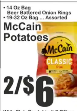 Key Food McCCain Potatoes offer