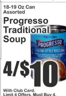 Key Food Progresso Traditional Soup offer