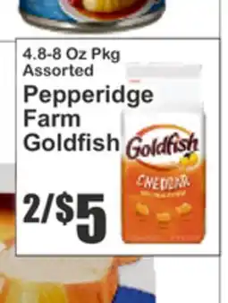 Key Food Pepperidge Farm Goldfish offer