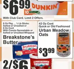 Key Food DUNKIN' DONUTS offer