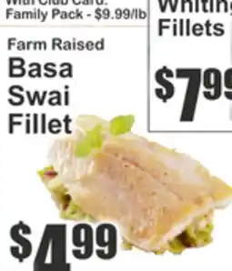 Key Food Farm Raised Basa Swai Fillet offer