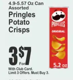 Key Food Pringles 5.25-6.25 Oz Bag Assorted Good Health Veggie Snacks offer