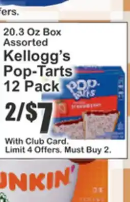 Key Food Kellogg's Pop-Tarts Pack offer